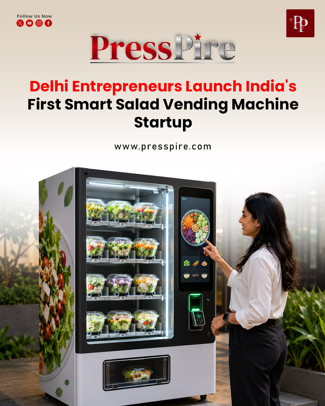 Smart Salad Vending Machine
