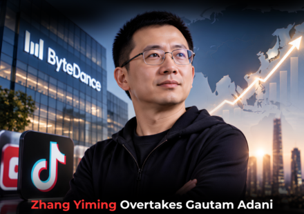 Zhang Yiming Overtakes Gautam Adani
